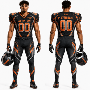 Conjunto de Uniforme de Fútbol Americano Gridiron, Pantalones y Camiseta Personalizables para Temporada, Competición, Recreación, Reversibles con Ribetes Elásticos - Product Image 1