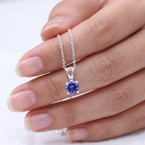 High Quality Natural Tanzanite Cut Gemstone Prong Set 925 Sterling Silver Rose Gold IGI Certified Trendy Wedding <b>Gift</b> Women's - Product Image 5