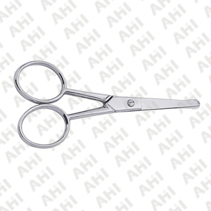 Stainless Steel Straight Tip Nose Hair Eyelash Scissors Sharp Blade Manicure Scissors for Facial Hair Removal - Product Image 2