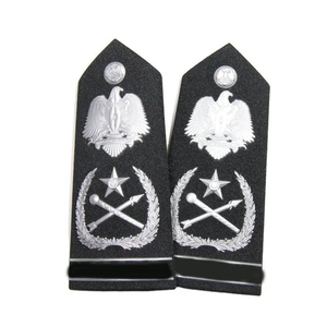 Epaulettes de Caballero Templario Bordadas a Mano en Poliéster con Trabajo de Bullion para Abrigo de Gala, Personalizables - Product Image 1