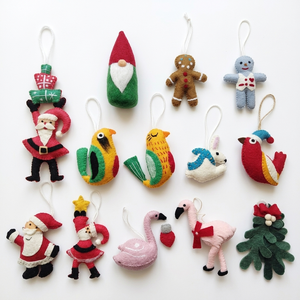 Jouets de Noël en feutre faits à la main pour la décoration des fêtes, cadeaux, ornements et approvisionnement en gros pour l'exportation mondiale aujourd'hui - Product Image 1