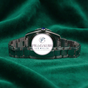 Reloj Automático Cuadrado de Moissanita, Reloj de Pulsera de Lujo para Hombre de Acero Inoxidable con Moissanita VVS Completa, Reloj de Moissanita - Product Image 4