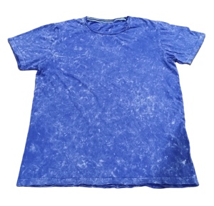 Venta al por mayor para hombre 100% algodón en blanco lavado ácido ligero medio efecto pesado camiseta de gran tamaño 220 Gsm Vintage ropa teñida camiseta - Product Image 1