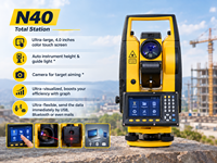 Station totale Android South N40 2'' haute précision avec écran tactile pour la topographie