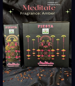 Orkay Indian Soul Chamomile & Rose Organic Smudge Hand Rolled 9 Inch All-Season Incense <b>Sticks</b> - Product Image 4