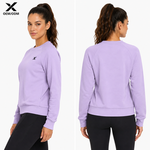 Sudadera Deportiva X Sports City para Mujer, Cuello Redondo, Tejido de Alto Rendimiento, Color Sólido, Paneles Transpirables, Elástica, Corte Regular, OEM - Product Image 2