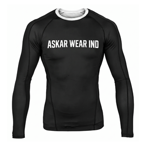 Camiseta de compresión para hombre con costuras reforzadas, sublimada y personalizada, para entrenamiento de artes marciales mixtas, de calidad profesional. - Product Image 1