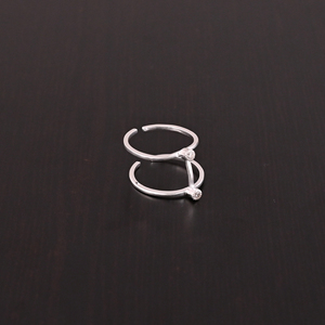 Cubic Zirconia Gemstone <b>Adjustable</b> Stylish <b>Ring</b> | 925 Sterling Silver - Product Image 3