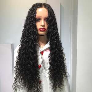 Peluca rizada birmana Cabello crudo Extensiones de cabello humano vietnamita Pelucas vietnamita de cabello rizado birmano - Product Image 2