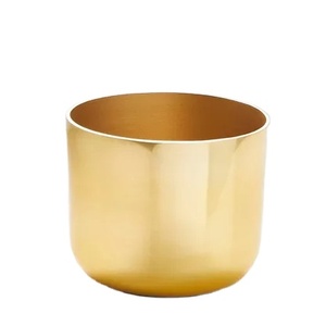 Metal Indoor <b>Plants</b> Planter Flower Pot 6 X 6 <b>Table</b> Top Decor <b>for</b> Living Room Bedroom Home and Nursery <b>Plant</b> Pot - Product Image 1