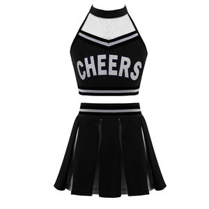Nouvelle arrivée, uniforme de pom-pom girl sur mesure, tenue de cheerleading respirante à séchage rapide, vêtements de sport d'équipe avec couleurs et tailles personnalisées - Product Image 3