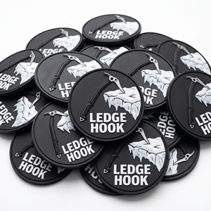 Badge rond en PVC souple 3D, motif crête de montagne, fabriqué directement par le producteur, pour sac à dos, veste, casquette, uniforme d'extérieur - Product Image 2