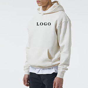 Sweat à capuche épais et lourd en molleton imprimé personnalisé pour homme, style streetwear, en tissu French Terry de haute qualité, idéal pour l'hiver - Product Image 3