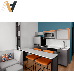 Professional StudioRes Marriott Hotel Bedroom Furniture Set <b>King</b>/Queen Modern Custom OEM ODM Wooden <b>Metal</b> Hospitality Contractor - Product Image 2