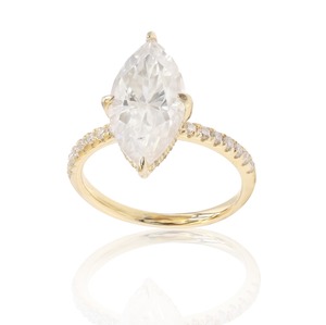 Bague en moissanite pour femme, bijou tendance, cadeau d'anniversaire, disponible au prix export - Product Image 6