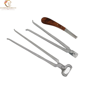 Kit de Herramientas de Herrador de Acero Inoxidable Duradero, Juego de 8 Instrumentos Veterinarios, Diseño Personalizado Disponible, CHAMPION HORSE CO CHC-FTK-01 - Product Image 3