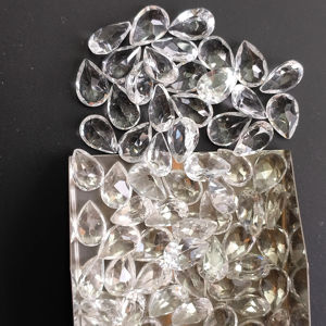 Topacio Blanco Natural 9x6MM Corte Pera, Calidad Superior, Calibrado, Gema Suelta para Joyería de Diseño, Red Mountain Gems - Product Image 1