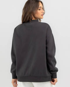 Sudadera de Felpa Gruesa para Mujer, 100% Algodón, 300 GSM, Corte Holgado, Cuello Redondo, Sudadera con Capucha para Mujer - Product Image 2