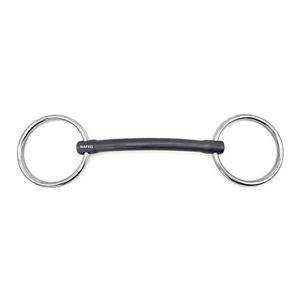 Bocado de titanio premium para caballo, con doble articulación y anillo suelto, para entrenamiento de equitación, productos OEM de equipo ecuestre. - Product Image 1