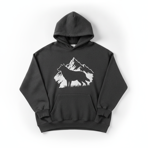 Sudaderas con Capucha Extra Grandes y Gruesas de Algodón 100% Personalizadas para Hombre, Hombros Caídos, Tallas Grandes, Unisex, Forro Polar, Corte Regular, Ropa Casual - Product Image 1