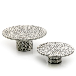 Fabricant de plateaux à chocolat en nacre, meilleure vente de support à gâteau en nacre fait à la main au vietnam pour la décoration de table - Product Image 6