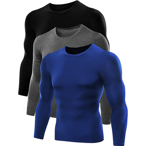 Meilleures ventes : Rashguard pour hommes, design personnalisé, tissu respirant et flexible, UPF50+, contrôle de la transpiration, séchage rapide, pour la gym, le fitness, le MMA, OEM ODM - Product Image 2