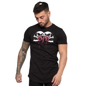 T-shirt en coton pour hommes avec logo imprimé sur mesure - Product Image 1