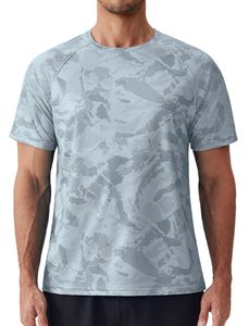 Mens Athletic Shirts Short Sleeve Protection <b>Swimming</b> Shirts Quick Dry Gym <b>Tshirt</b> Lightweight <b>Swimming</b> Shirt - Product Image 1