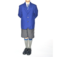 Conjunto de Uniforme Escolar con Blazer, Ropa Académica Formal para Estudiantes de Secundaria, Conjunto de Uniforme Escolar para Niños, Camisa y Pantalones de Algodón Suave