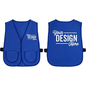 Chaleco de delantal para adultos con logotipo personalizado 2025 con ribete en contraste para eventos de voluntariado - Product Image 3