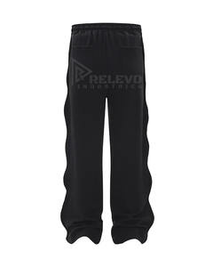 Nuevo y Elegante Conjunto Casual al por Mayor de Secado Rápido, Transpirable y Ecológico, 100% Algodón, Diseño de Líneas en Zigzag, Forro Polar, Cierre con Cordón - Product Image 6