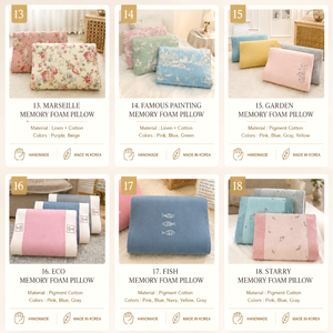 Premium MEGAPICK Korean Handmade Memory Foam Neck Support <b>Pillow</b> <b>Soft</b> Support Slow Rebound Hypoallergenic Comfortable Bedding - Product Image 6