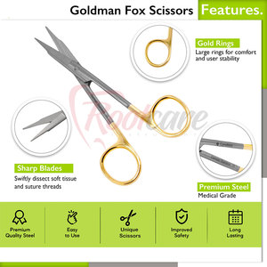 Tijeras Médicas Goldman Fox al por Mayor, Tijeras Goldman Fox de Acero Inoxidable para Uso Médico - Product Image 6