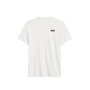 Camiseta de Algodón con Cuello Redondo para Hombre, Logotipo Minimalista, Estilo Casual Urbano, Transpirable, Manga Corta, Ropa de Verano, OEM, Marca Privada - Product Image 4