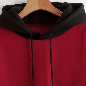 Novedades 2026: Sudadera de mujer holgada con bloques de color, antiarrugas, de forro polar, estampada a medida, de fabricante pakistaní. - Product Image 4