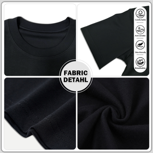 100% Cotton High Quality Factory Price knitted Eco-Friendly Silk Screen Printed Custom Logo Front Short Sleeve T-Shirt BD - Product Image 5