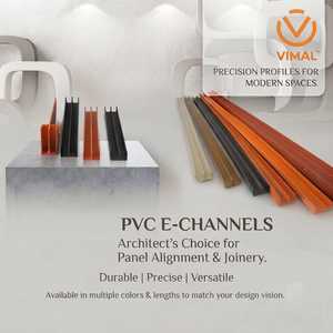 Profilé d'extrusion en PVC rigide de 19 mm en forme de E pour panneaux muraux, bordures de meubles, décoration intérieure, taille personnalisée, OEM, ODM - Product Image 4