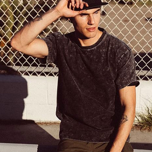 Camiseta con Lavado Ácido de Nuevo Diseño, la Mejor Calidad 2026, Camiseta Personalizada de Color Sólido, Camiseta Oversize Lisa con Lavado Ácido - Product Image 4