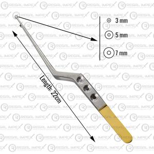 Juego de instrumentos quirúrgicos de Neurocirugía de acero inoxidable, 8 Uds., Dr. Francesco Marchetta, pinzas manuales, paquete Retractor de Metal básico - Product Image 2