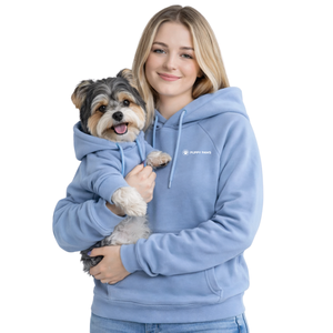 Sweat à capuche pour chiens et propriétaires, ensemble assorti, confortable et élégant, pour animaux et humains, couleur bleu ardoise - Product Image 1