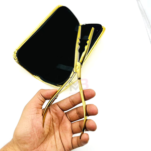 Pince à extensions de cheveux en acier inoxydable doré sur mesure, pince professionnelle de haute qualité pour usage commercial MAGMA BEAUTY - Product Image 4