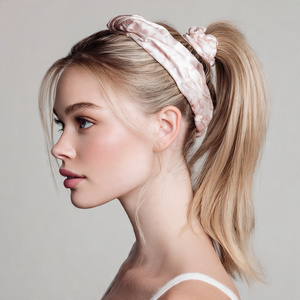 High Quality Running Ponytail <b>Headband</b> Women Streetwear Sublimation Pony Tail Caps Head Ponytail Hole Workout <b>Headband</b> - Product Image 6