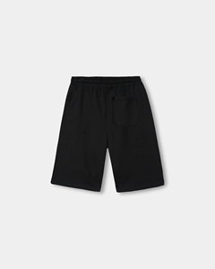 Wholesale <b>Men</b> Black Solid Cotton Drawstring Bermuda <b>Shorts</b> Mid Waist Casual Style Breathable Drawstring <b>Woven</b> Fabric Summer Wear - Product Image 4