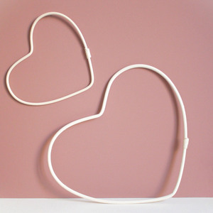 Accesorios de pared de ratán para habitación de bebé, decoración boho, adorno en forma de corazón, precio directo de fabricante - Product Image 3