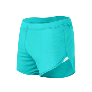 Pantalones Cortos Deportivos Elásticos de Malla Sólida para Correr, de Secado Rápido, Transpirables, Ecológicos, de Poliéster y Algodón, Personalizables para Gimnasio - Product Image 3