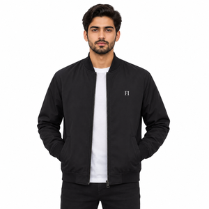 Custom Men's Bomber <b>Jacket</b> Wholesale Custom Lightweight Zip Up Windproof Outerwear OEM ODM Private Label Men's <b>Jackets</b> Supplier - Product Image 1