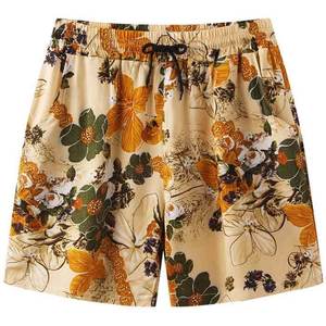 Shorts d'été pour hommes 100% polyester style vintage sport natation taille mi-haute vente en gros maillots de bain adultes service OEM anti-UV séchage rapide - Product Image 1