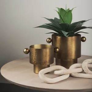 Florero Moderno Hecho a Mano de Aluminio, Centro de Mesa Decorativo Premium para Comedor, Sala de Estar, Dormitorio, Hogar de Lujo - Product Image 2