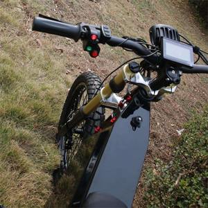 Moto électrique tout-terrain 48V 1500W avec moteur brushless à moyeu arrière, suspension intégrale, Enduro EBike, 65 KM/H, moto électrique - Product Image 5