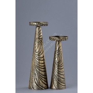 Juego de Portavelas de Metal Moderno, Juego de 3 Piezas, Decoración de Mesa, Portavelas Hecho a Mano Resistente al Calor para Navidad y Pascua - Product Image 4